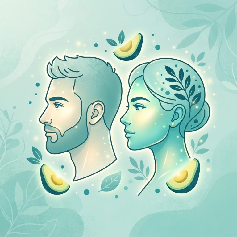 Unisex Beauty Guide Using Avocado: Glowing Skin & Hair for All | Preshy Glam Touch