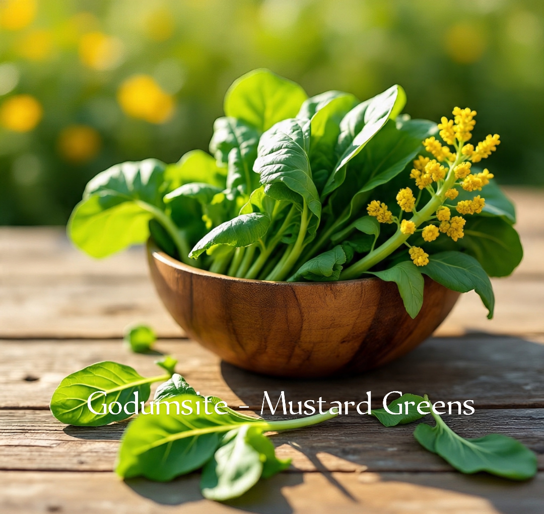 10 Health Benefits of Mustard Greens - Image 1 Mustard Greens