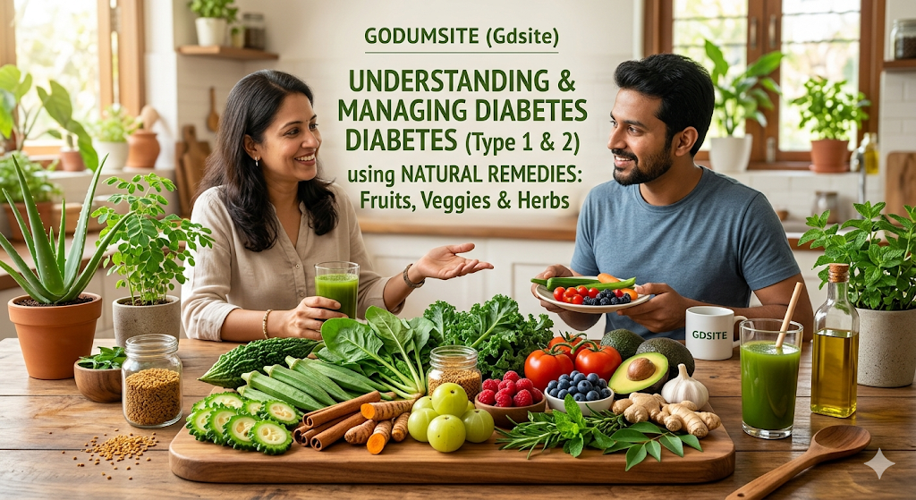 Understanding & Managing Diabetes Naturally: Fruits, Veggies and Herbs